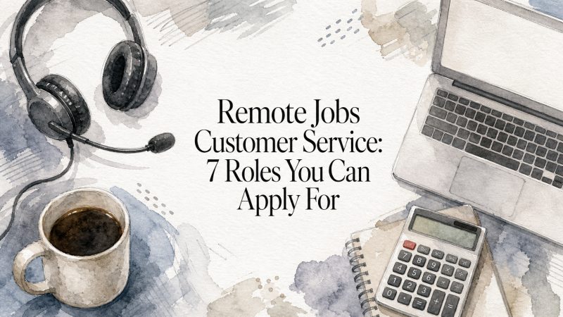 Remote Jobs Customer Service: 7 Roles You Can Apply For