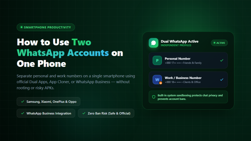 How to Use Two WhatsApp Accounts on One Phone: Complete Step-by-Step Guide