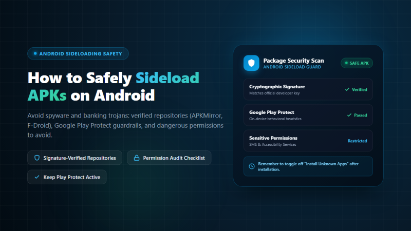 How to Safely Sideload APK Files on Android: The Complete Security Guide