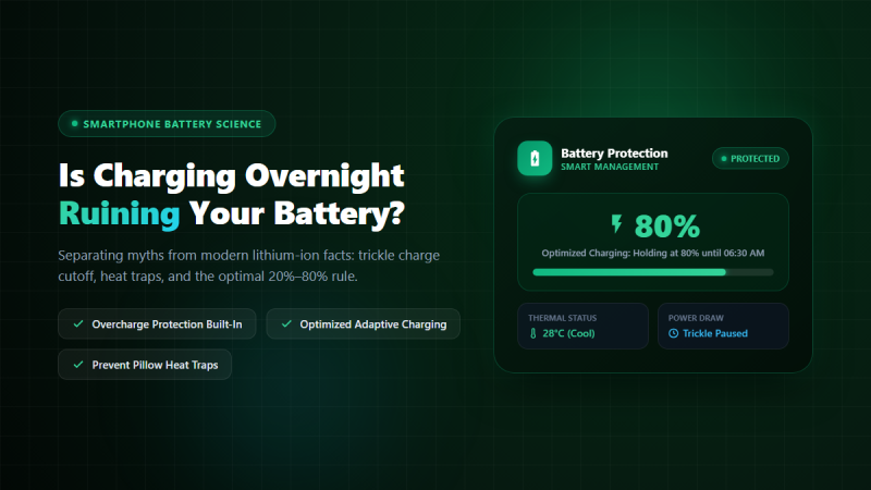 Is Charging Your Phone Overnight Bad for Battery Health? Myths vs Facts