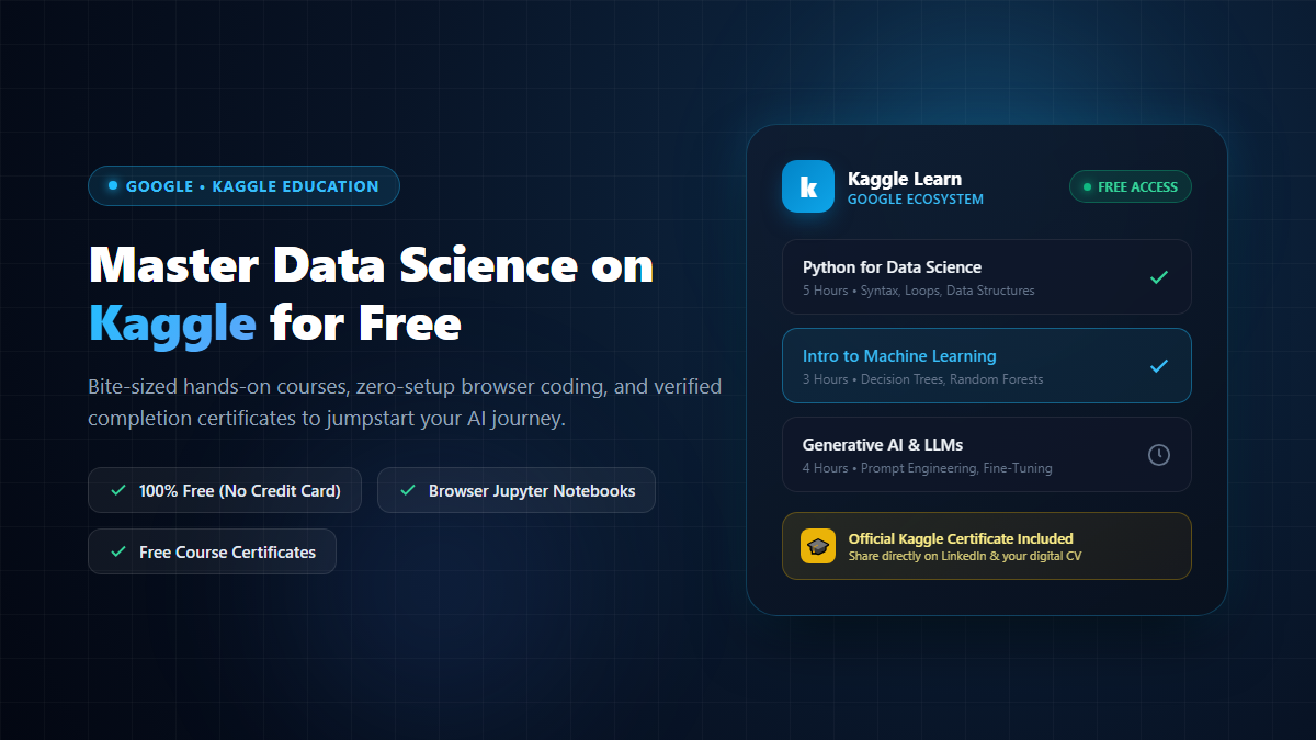 How to Learn Data Science and Machine Learning for Free on Kaggle
