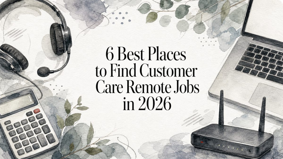 6 Best Places to Find Customer Care Remote Jobs in 2026