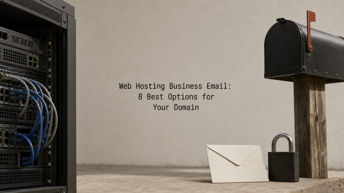 Web Hosting Business Email: 8 Best Options for Your Domain