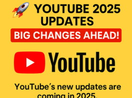 YouTube 2025 Updates