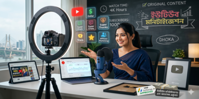 মনিটাইজেশন শর্ত: youtube monetization policy bangla, ১০০০ সাবস্ক্রাইবার ও ৪০০০ ঘণ্টা ওয়াচ টাইম, YPP requirements.